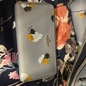 Floral Print Coach Wallet